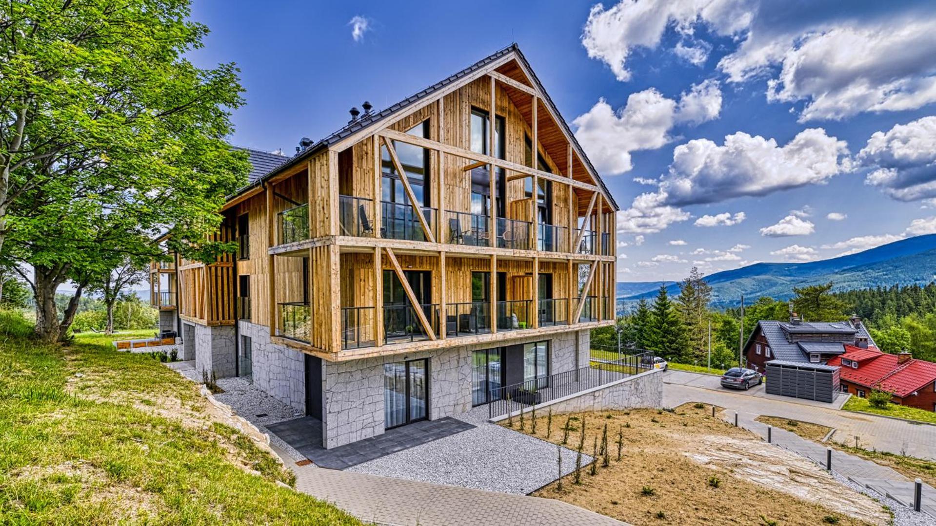 Orlik Vip Residence - Apartament Dwupoziomowy Sniezka Skyline Z Prywatna Sauna Karpacz Exterior foto