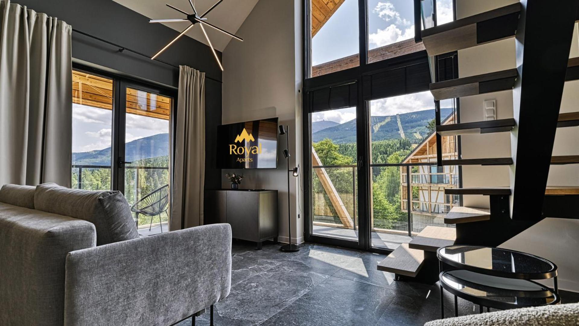 Orlik Vip Residence - Apartament Dwupoziomowy Sniezka Skyline Z Prywatna Sauna Karpacz Exterior foto