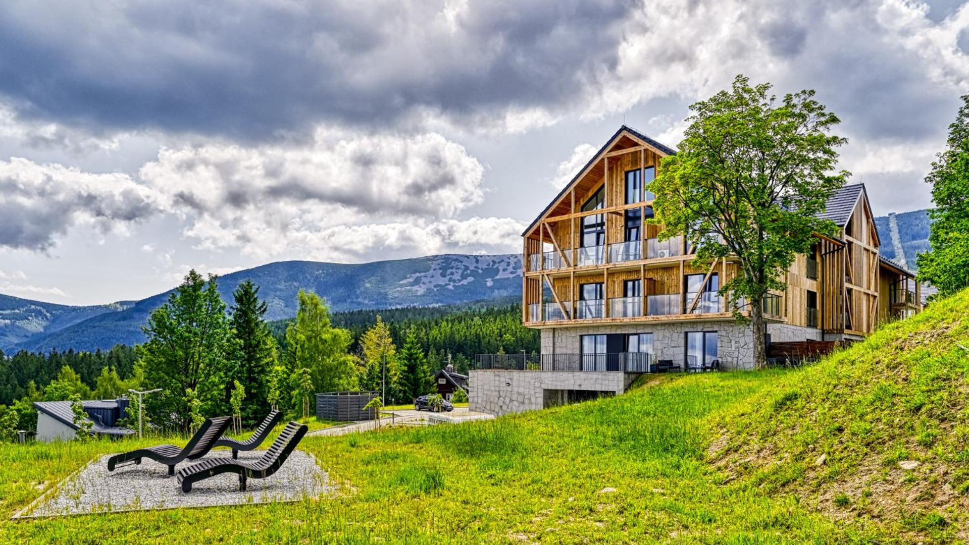 Orlik Vip Residence - Apartament Dwupoziomowy Sniezka Skyline Z Prywatna Sauna Karpacz Exterior foto